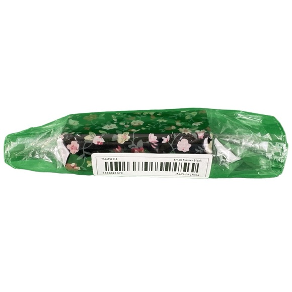 Retro Floral Print Black Lipstick Holder with Mirror - Picture 11 of 15